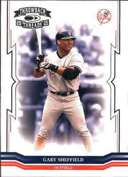 2005 Donruss Throwback Threads #216 Gary Sheffield Front