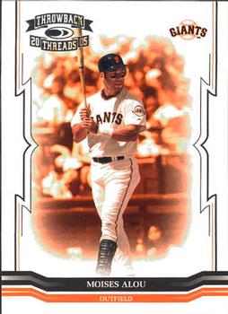 2005 Donruss Throwback Threads #225 Moises Alou Front