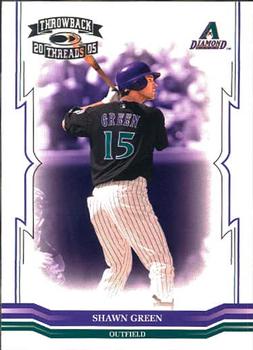 2005 Donruss Throwback Threads #241 Shawn Green Front