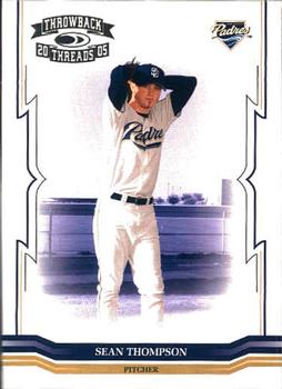 2005 Donruss Throwback Threads #249 Sean Thompson Front