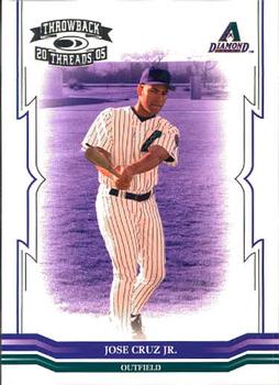 2005 Donruss Throwback Threads #263 Jose Cruz Jr. Front