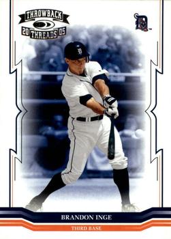 2005 Donruss Throwback Threads #214 Brandon Inge Front