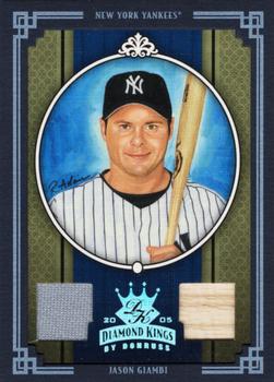 2005 Donruss Diamond Kings - Framed Black Platinum #154 Jason Giambi Front