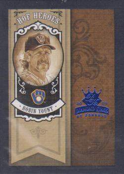 2005 Donruss Diamond Kings - HOF Heroes Framed Blue #HH-86 Robin Yount Front