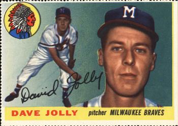 1955 Topps Stamps #NNO Dave Jolly Front
