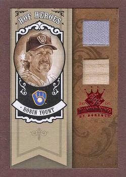 2005 Donruss Diamond Kings - HOF Heroes Materials Framed Red #HH-86 Robin Yount Front