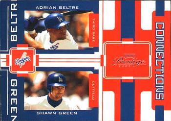 2005 Playoff Prestige - Connections #C-12 Shawn Green / Adrian Beltre Front