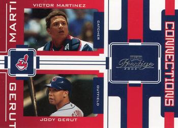 2005 Playoff Prestige - Connections #C-19 Victor Martinez / Jody Gerut Front