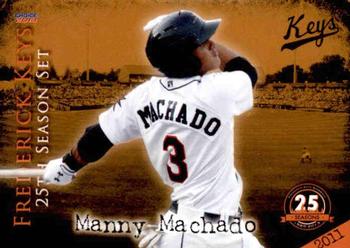 2013 Choice Frederick Keys 25th Anniversary #03 Manny Machado Front