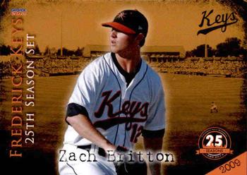 2013 Choice Frederick Keys 25th Anniversary #05 Zach Britton Front