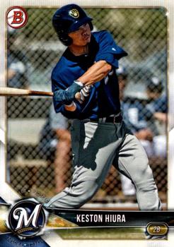 2018 Bowman Draft #BD-49 Keston Hiura Front