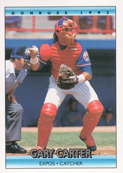 1992 Donruss - Update #U-19 Gary Carter  Front