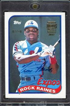 2017 Topps Archives Signature Series Postseason - Tim Raines #560 Tim Raines Front