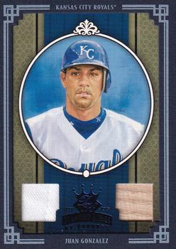 2005 Donruss Diamond Kings - Materials Framed Blue #114 Juan Gonzalez Front