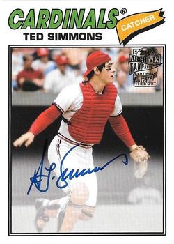 2018 Topps Archives - Fan Favorites Autographs #FFA-TS Ted Simmons Front