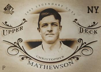 2005 SP Legendary Cuts #14 Christy Mathewson Front