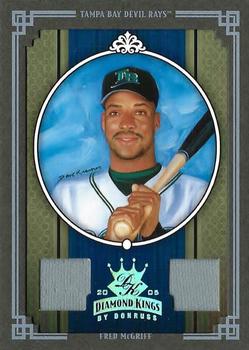 2005 Donruss Diamond Kings - Materials Framed Green Platinum #223 Fred McGriff Front