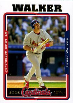 2005 Topps #555 Larry Walker Front