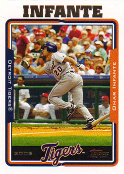 2005 Topps #538 Omar Infante Front