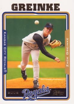 2005 Topps #564 Zack Greinke Front