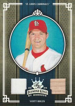 2005 Donruss Diamond Kings - Materials Silver #398 Scott Rolen Front