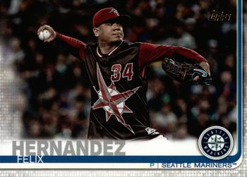 2019 Topps #699 Felix Hernandez Front