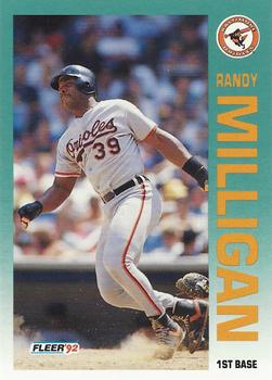 1992 Fleer #19 Randy Milligan Front