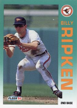 1992 Fleer #25 Billy Ripken Front