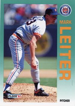 1992 Fleer #140 Mark Leiter Front