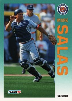 1992 Fleer #144 Mark Salas Front