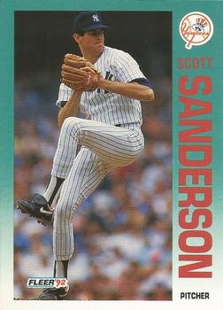 1992 Fleer #243 Scott Sanderson Front