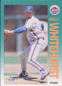 1992 Fleer #519 Wally Whitehurst Front