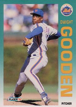 1992 Fleer #505 Dwight Gooden Front