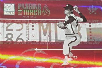 2005 Donruss Elite - Passing the Torch Red #PT-32 Nolan Ryan / Ben Sheets Front