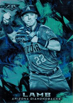 2018 Topps Fire - Blue Chip #21 Jake Lamb Front