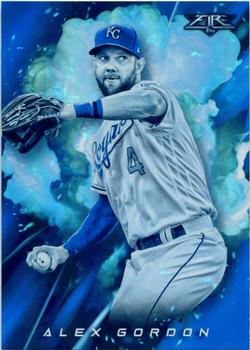 2018 Topps Fire - Cannons Blue Chip #C-3 Alex Gordon Front