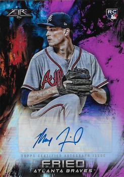 2018 Topps Fire - Fire Autograph Magenta #FA-MF Max Fried Front