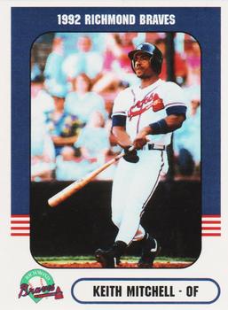 1992 Comix Richmond Braves #NNO Keith Mitchell Front