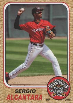 2018 Grandstand Erie SeaWolves #NNO Sergio Alcantara Front