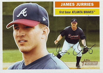 2005 Topps Heritage #428 James Jurries Front