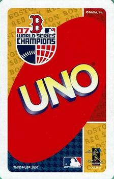 2007 UNO Boston Red Sox World Series Champions #R2 Curt Schilling Back