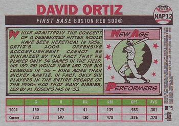 2005 Topps Heritage - New Age Performers #NAP12 David Ortiz Back