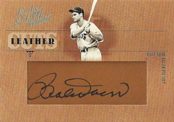 2005 Donruss Leather & Lumber - Leather Cuts #LC-8 Bobby Doerr Front