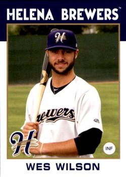 2016 Grandstand Helena Brewers #33 Wes Wilson Front