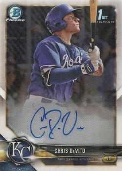 2018 Bowman Chrome - Prospects Autographs #CPA-CD Chris DeVito Front