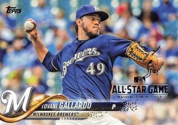 2018 Topps - All-Star Game #458 Yovani Gallardo Front