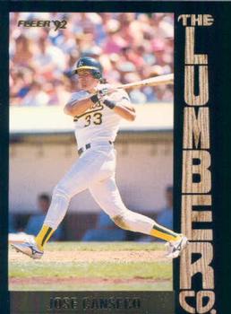 1992 Fleer - Lumber Company #5 Jose Canseco Front