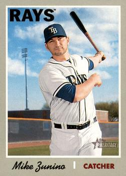 2019 Topps Heritage #158 Mike Zunino Front