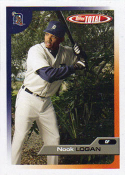 2005 Topps Total #114 Nook Logan Front