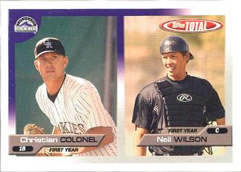 2005 Topps Total #765 Christian Colonel / Neil Wilson Front